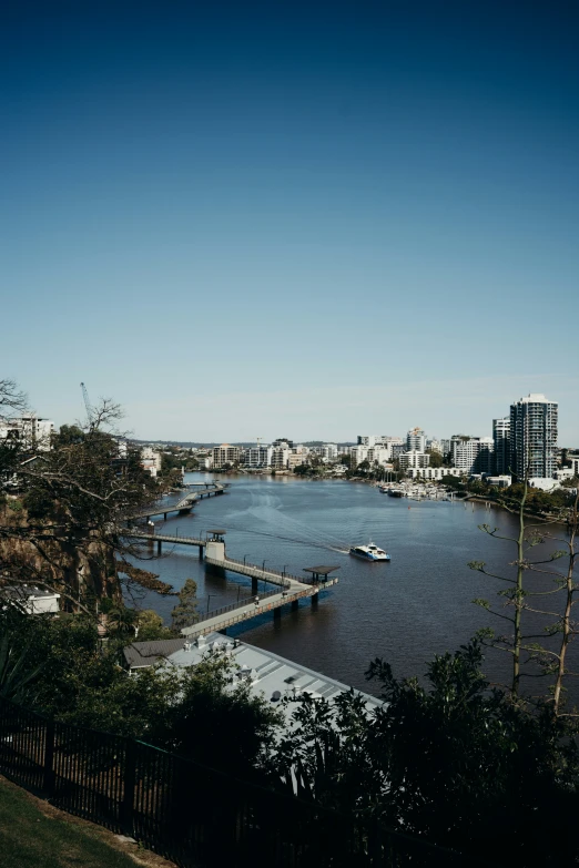 a body of water next to a bunch of buildings