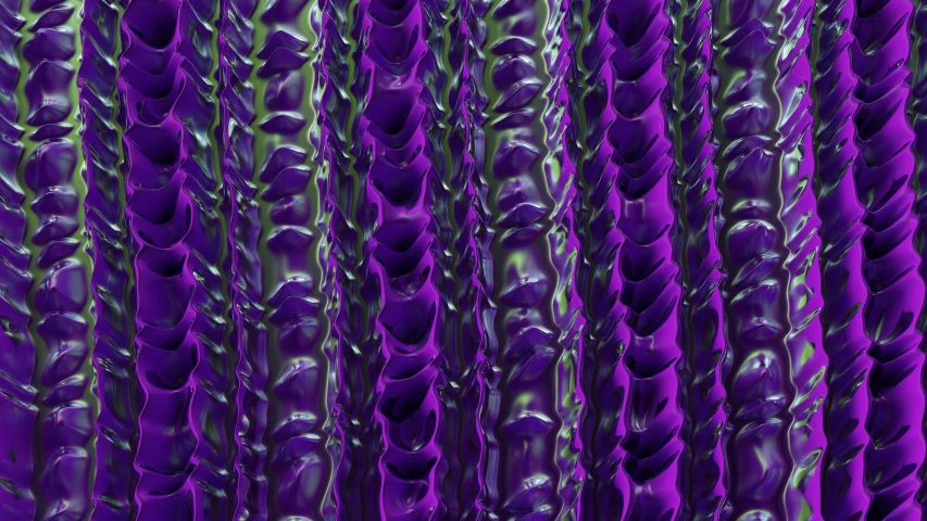 abstract, purple, and green pograph in full color