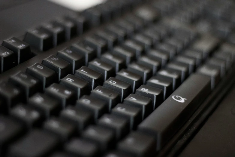 a closeup image of a computer keyboard