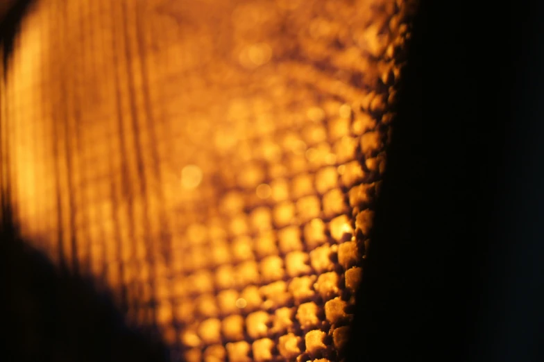 the view from above on the inside of a oven