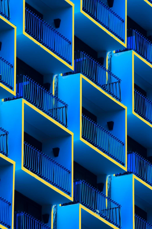 a building with balconies next to each other