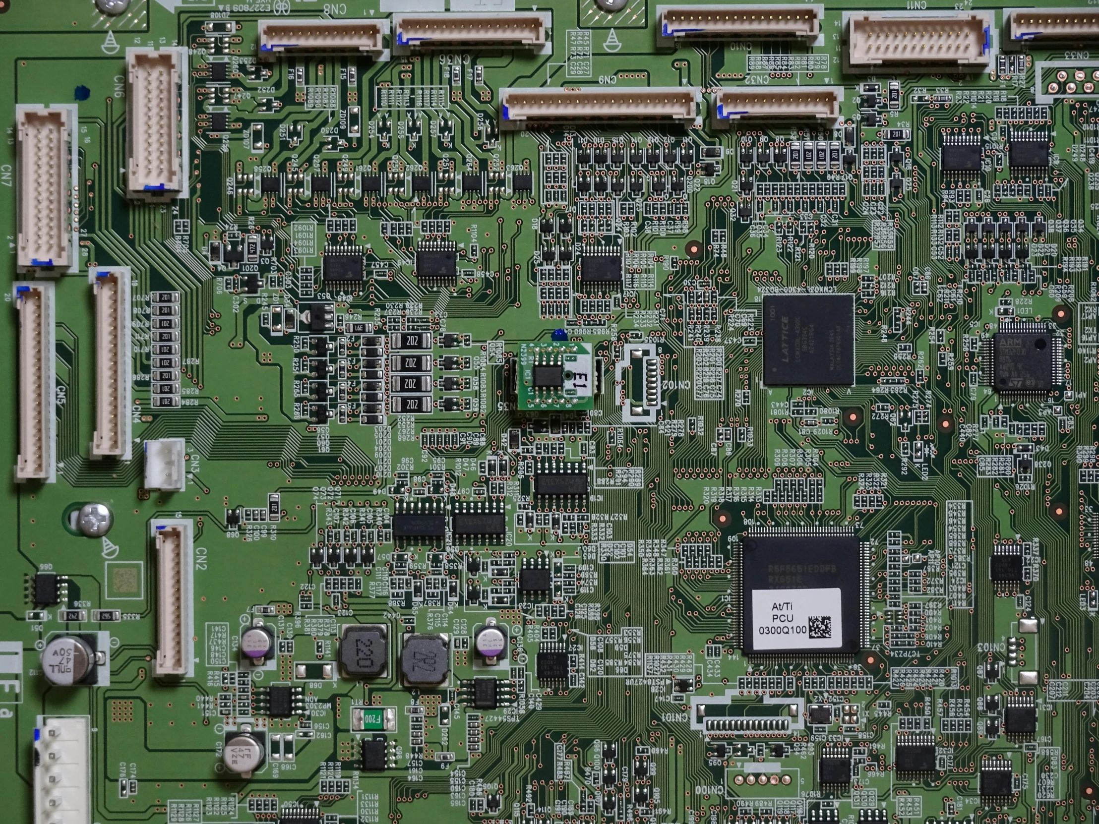 a computer motherboard and components of a pc