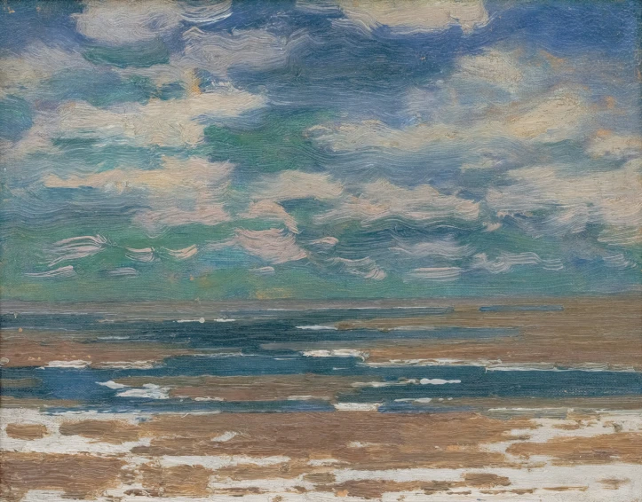 this is a painting titled, the ocean view