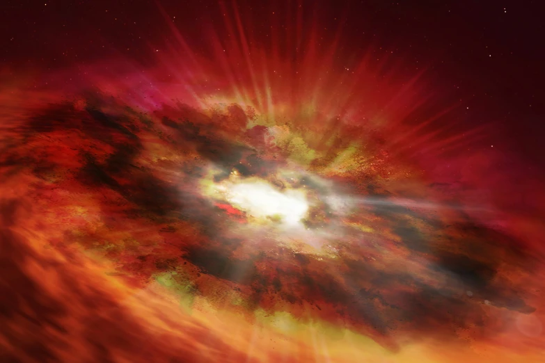 the fire is coming out of a large super - star