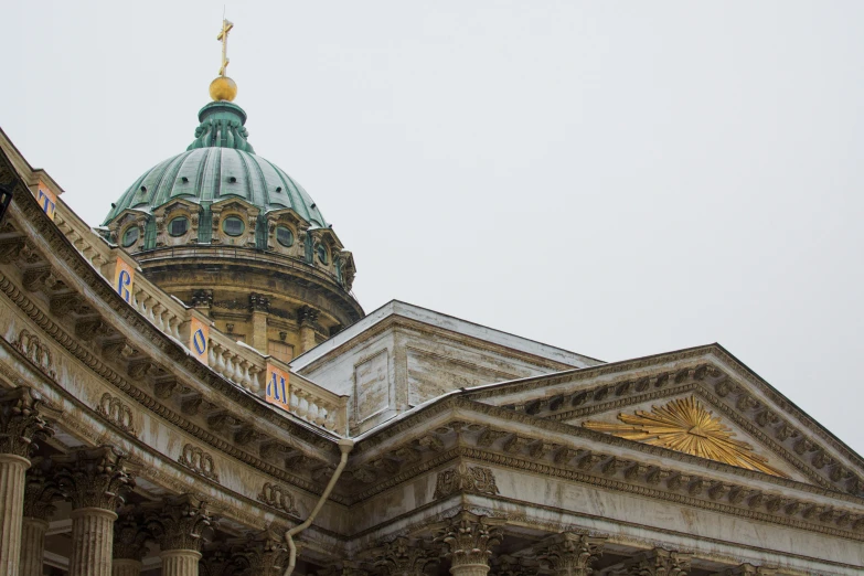 dome top building with elaborate architecture on cloudy day