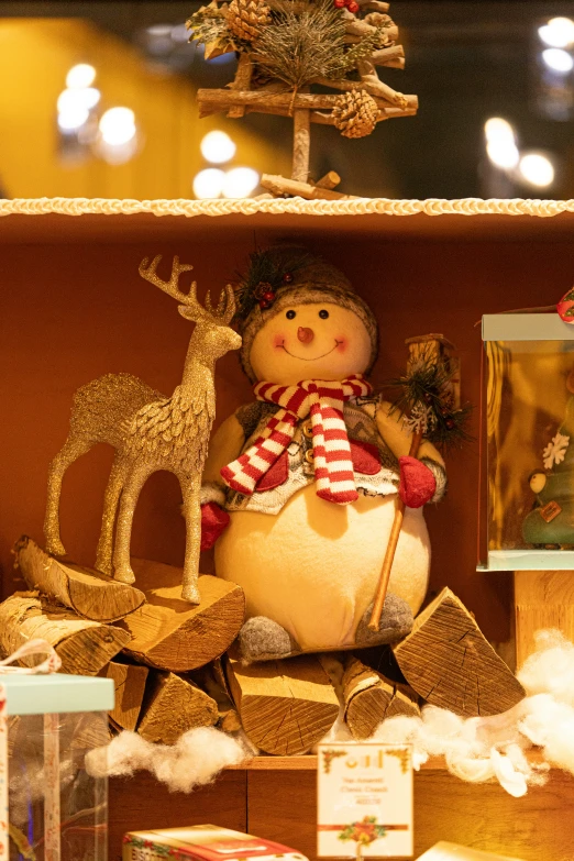 a close up of some toys in a shelf