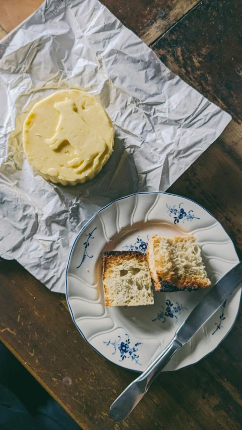 cake with a fork and a knife on the table