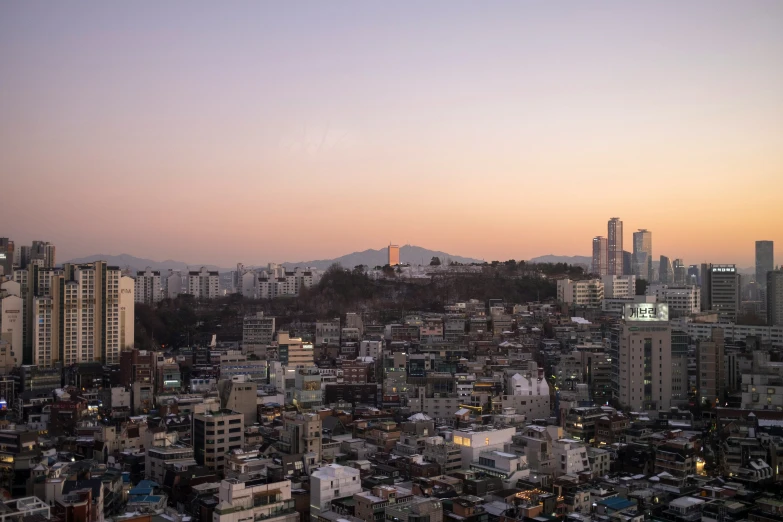 this is an aerial view of a city