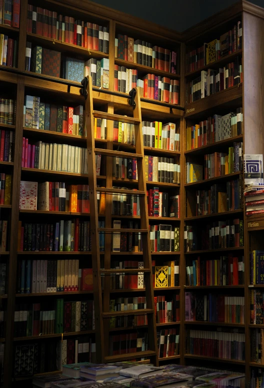 this is a room with bookshelves full of books