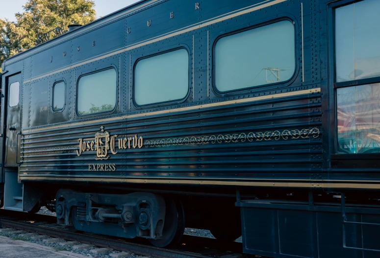 the exterior of a train at the train station