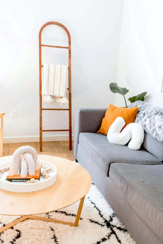 a living room filled with furniture and decor