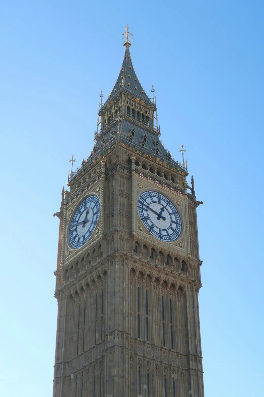 the big ben clock tower towering above london england