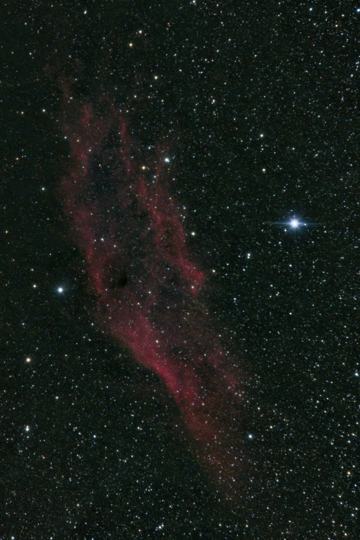 the cloud that is the center of this cluster of stars