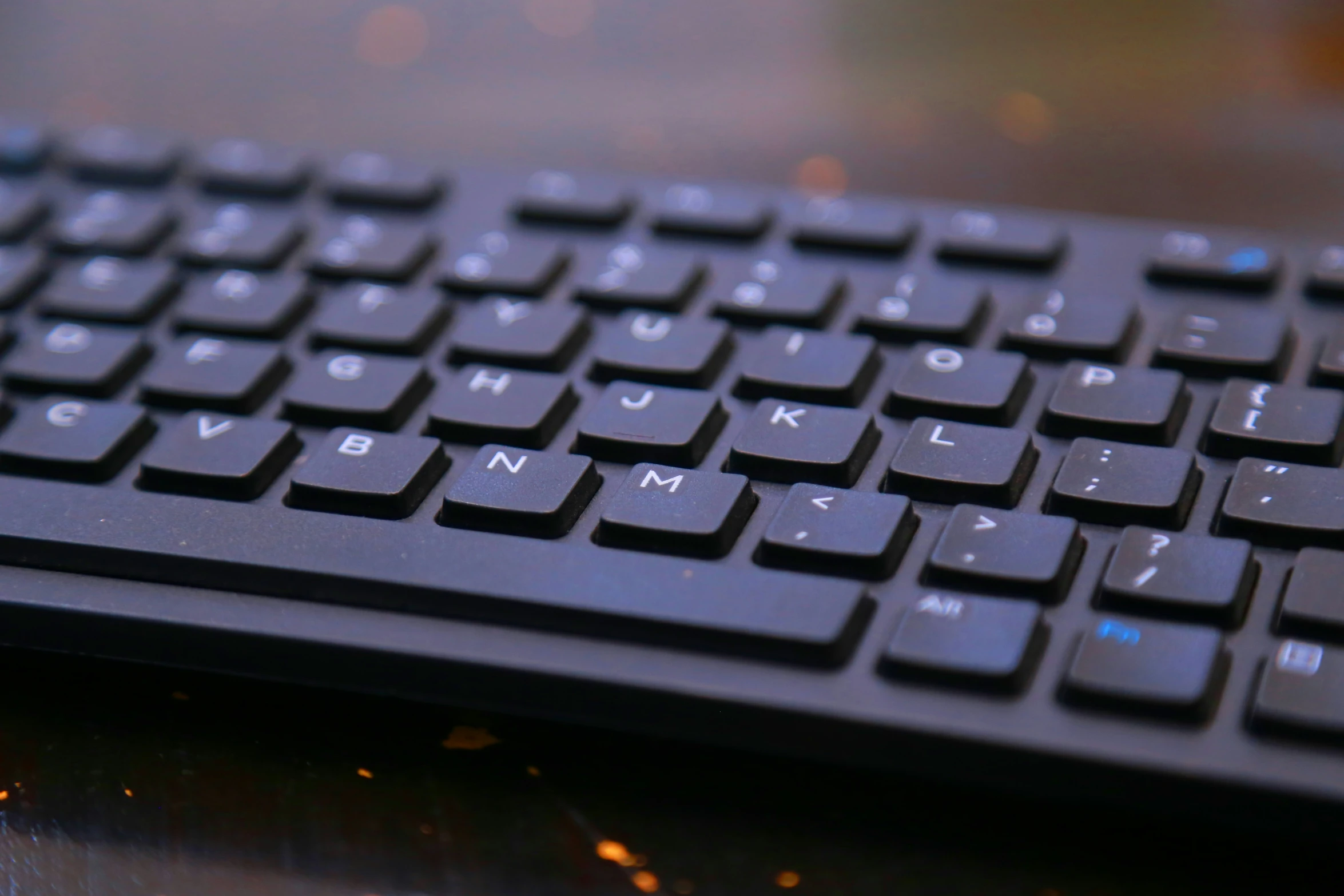 closeup s of an electric keyboard with no keys