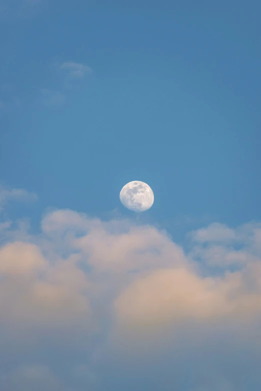 there is a po of the moon against the clouds