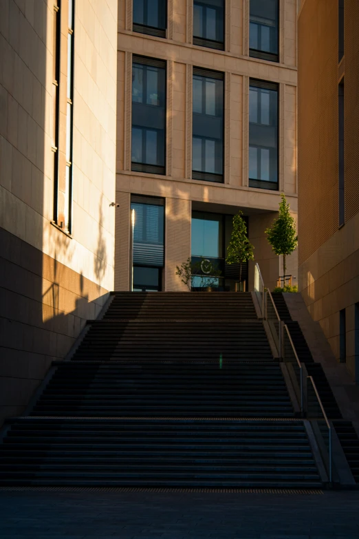 a tall building with two stories and windows