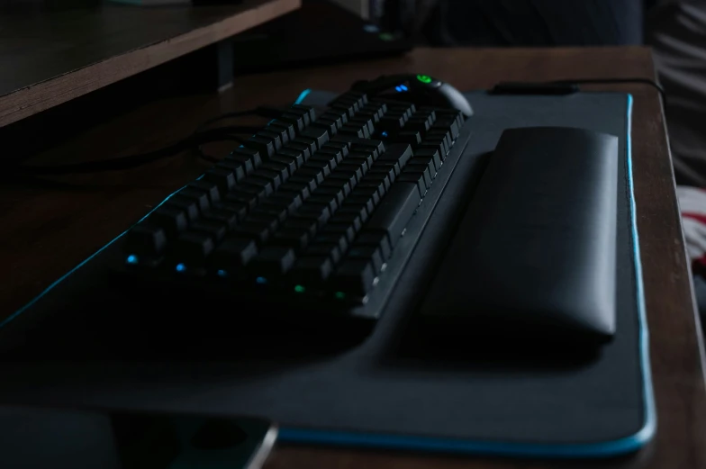 a desktop computer sitting on top of a desk