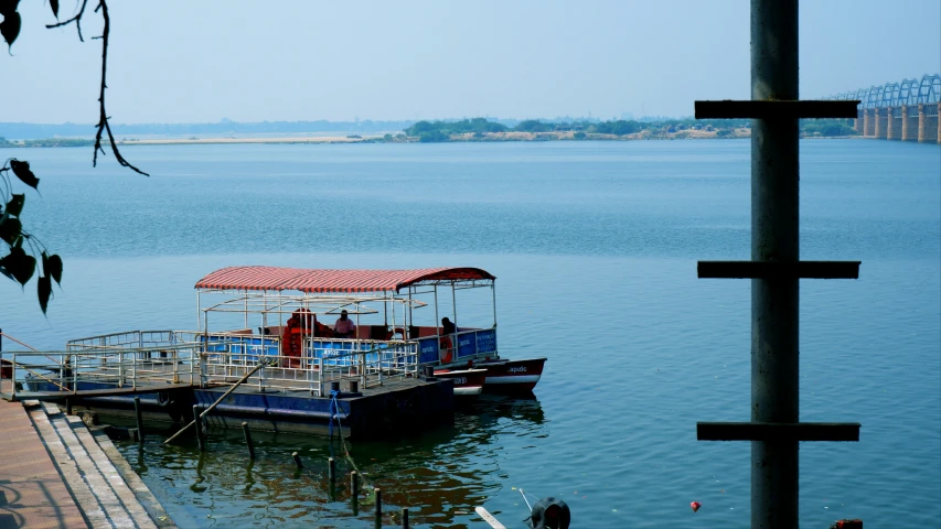 a water filled with lots of blue sky and water