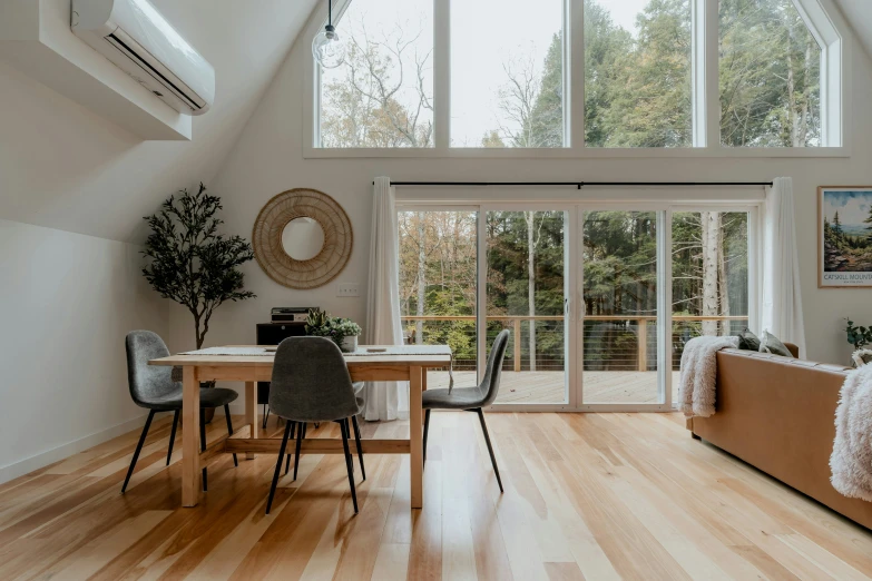 a very nice and organized apartment with nice windows