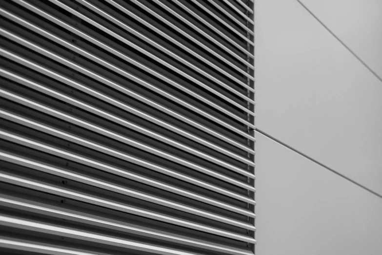 a black and white po of the side of a wall