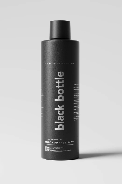 a spray can that is black, and reads'black pack '