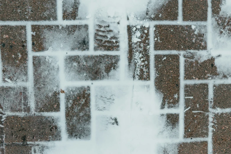 closeup of a pattern made up of squares and stones