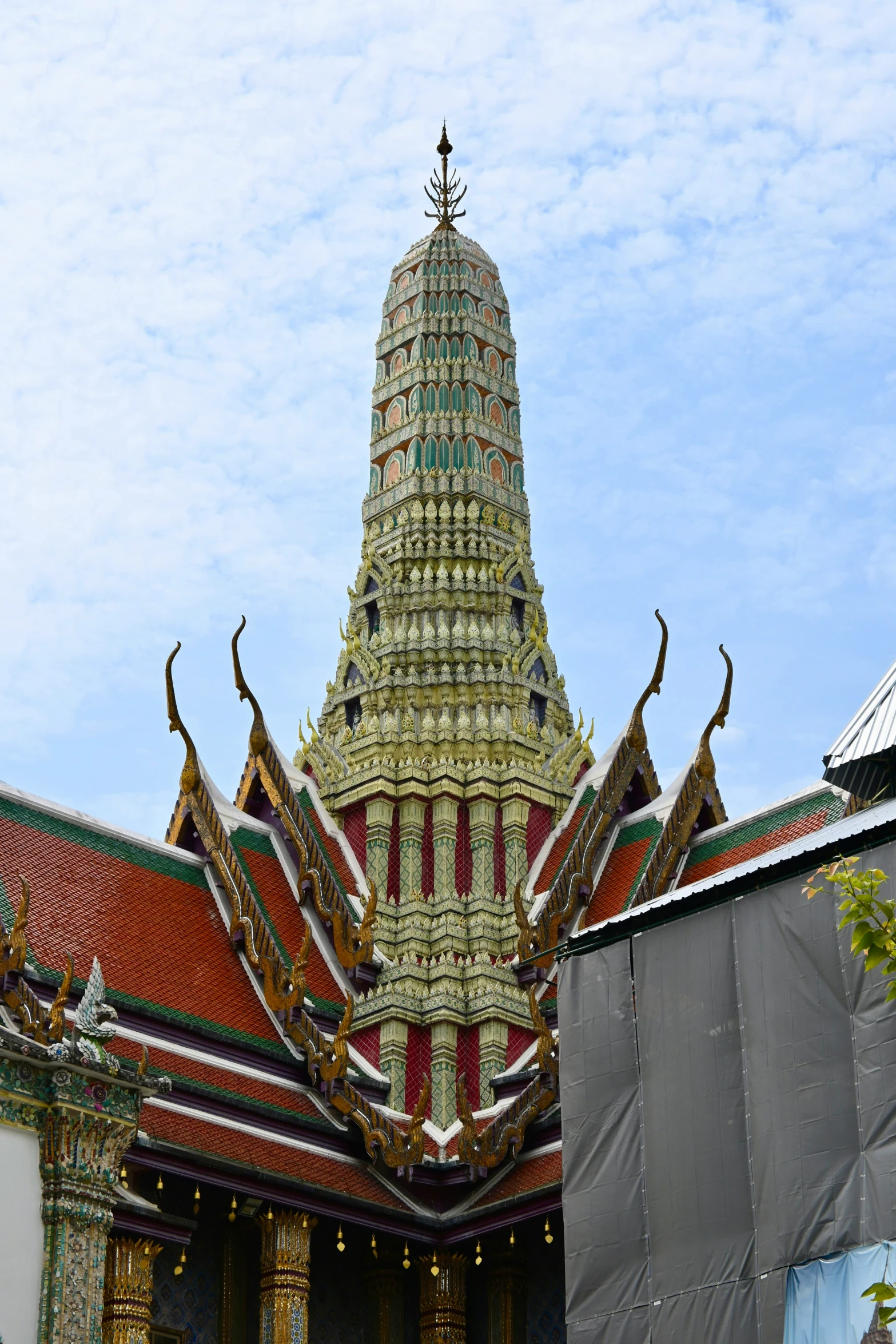 an ornate tower on top of a building