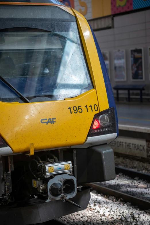 the train stopped at the station for loading