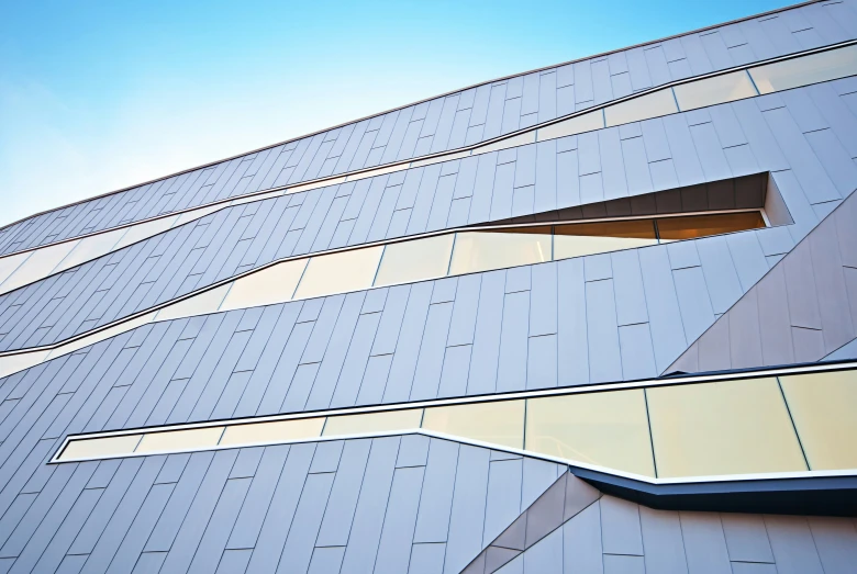 an abstract image of the side of a tall building