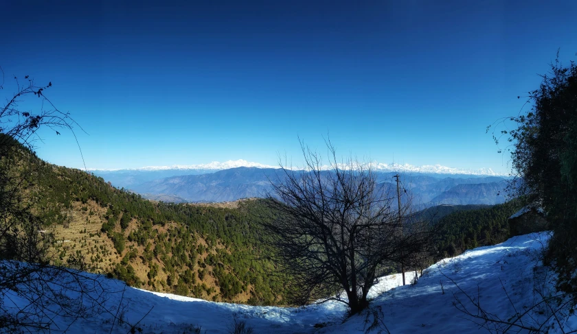 a view from the top of a mountain