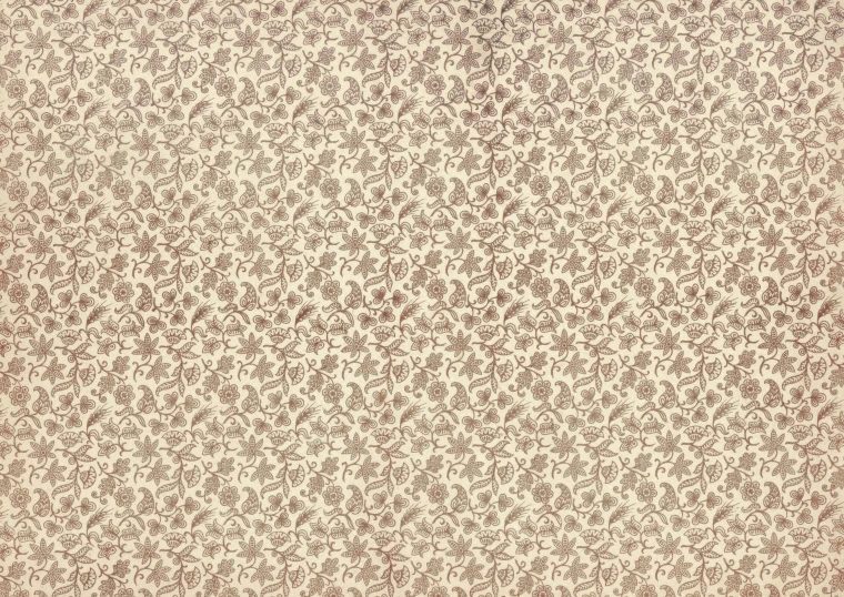 large white floral background with little brown flowers