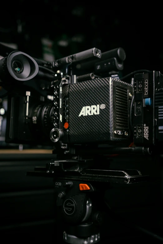an arri camera set up for filming