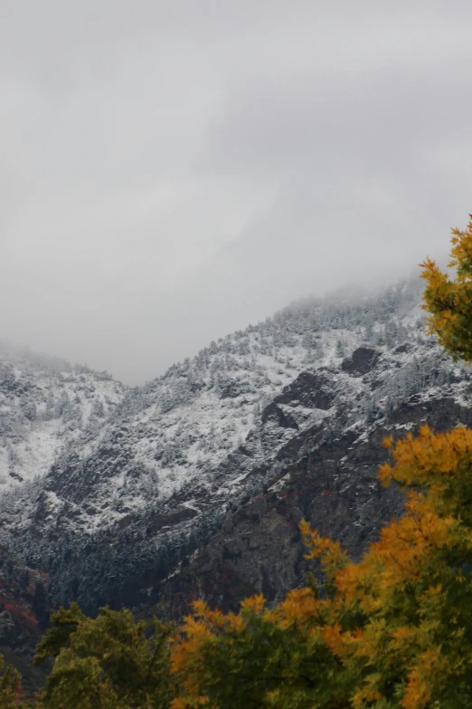 there are many mountains with snow on them