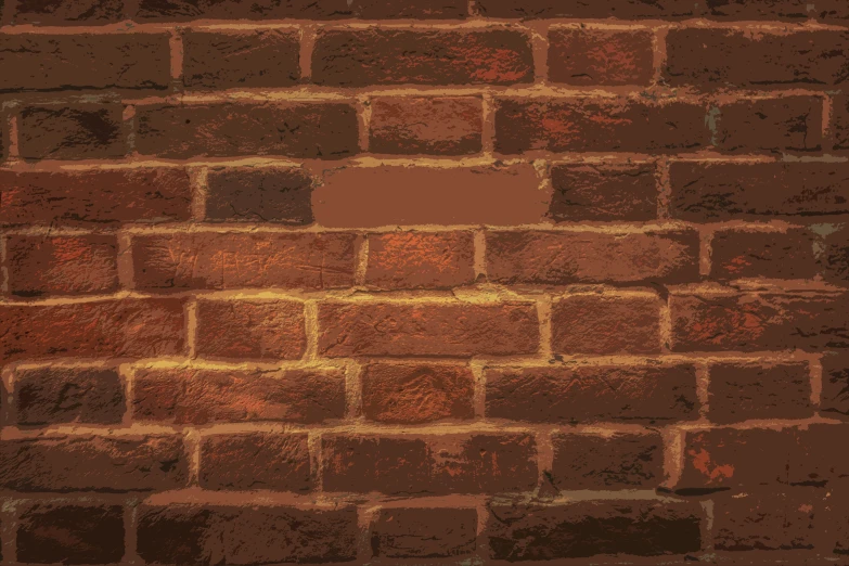 a black and brown brick wall with a corner shaped by the bricks