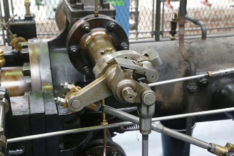 an image of machinery in a workshop setting