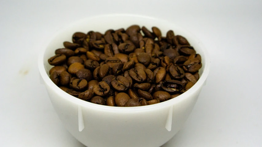 this is a close up po of coffee beans