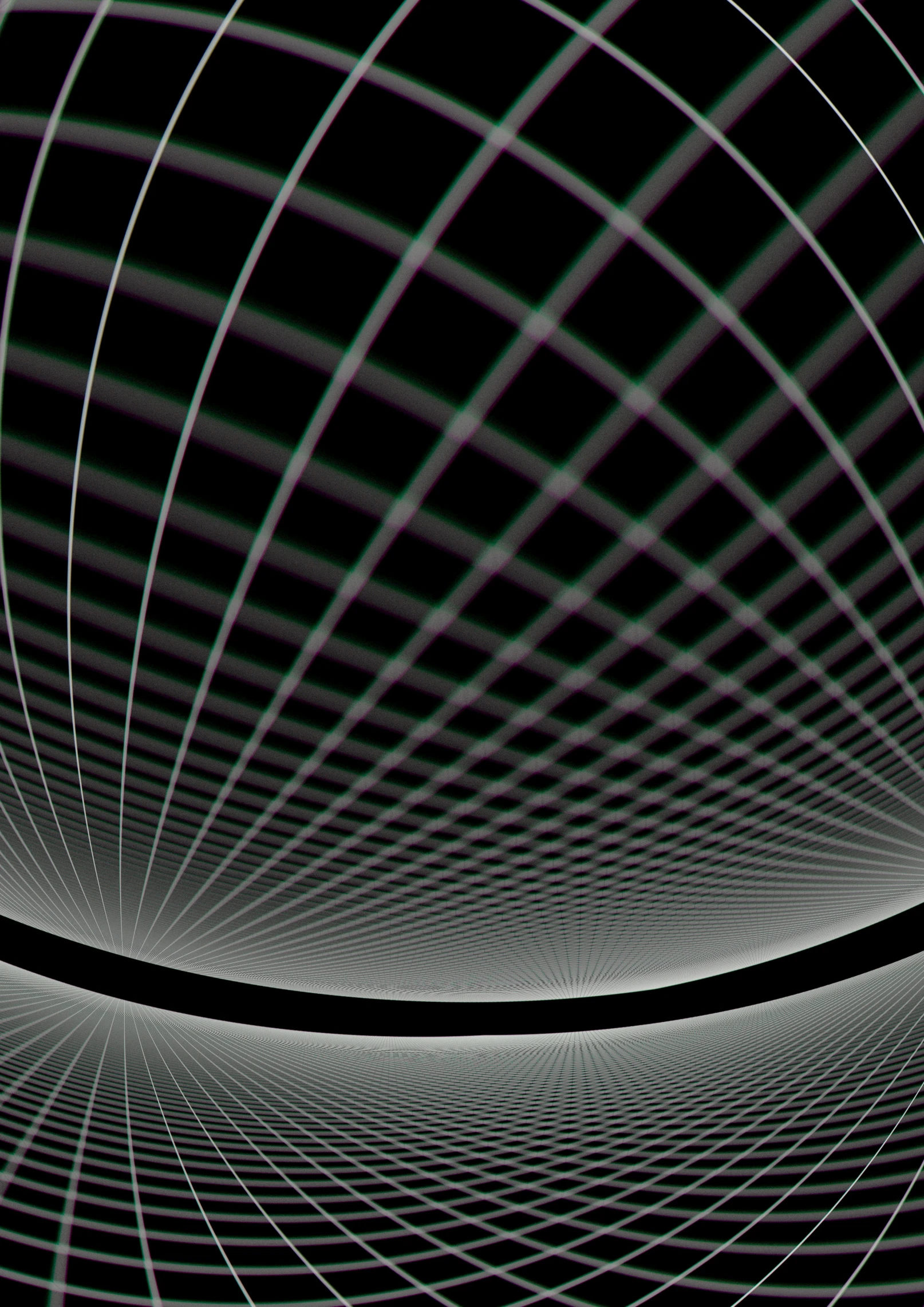 an abstract fracta pattern on a black background