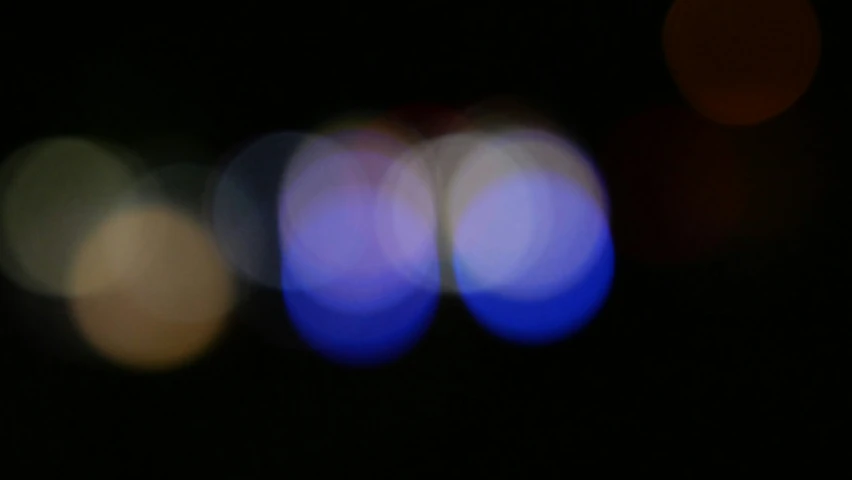 blurry image of city lights taken from far away