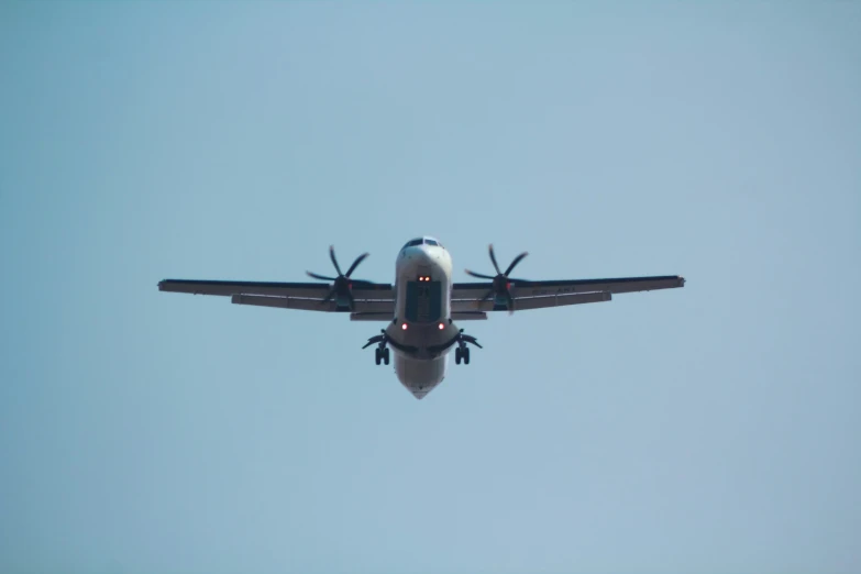 a plane that is sitting in the sky