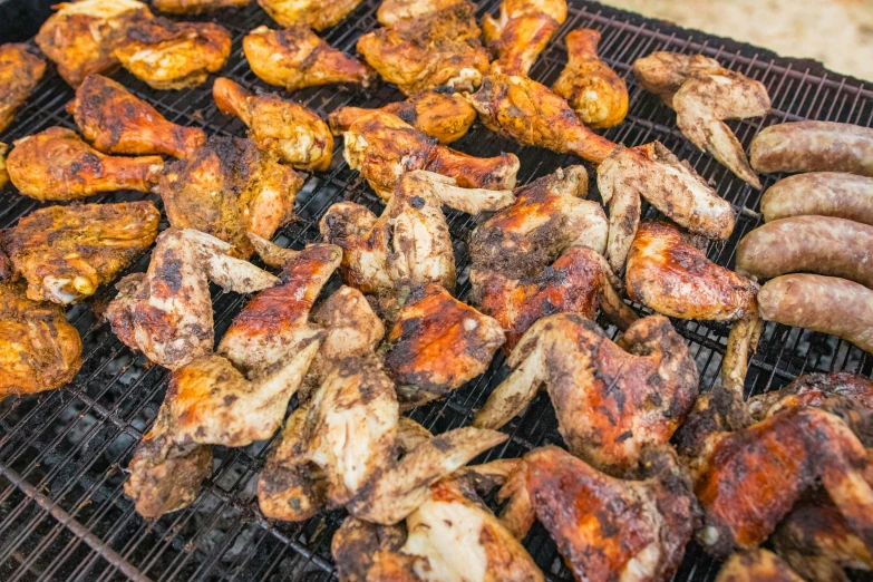 grilling barbecues and cooking food is mostly like chicken