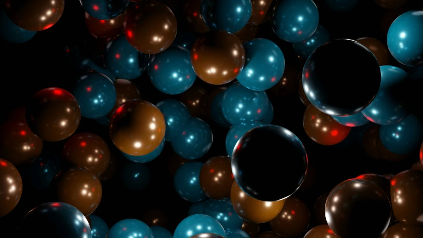 an image of some balloons floating in the air