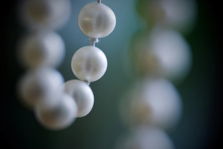 the beads are made out of small balls