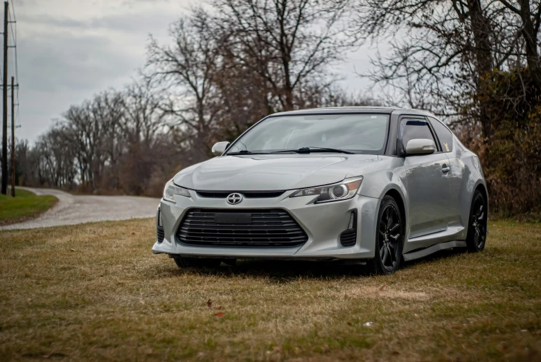 this is the front view of a silver toyota camry