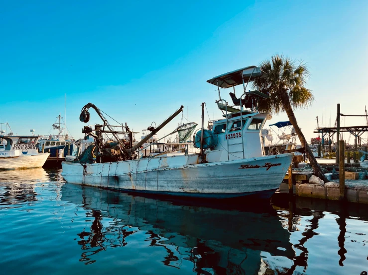 a couple of boats that are in the water