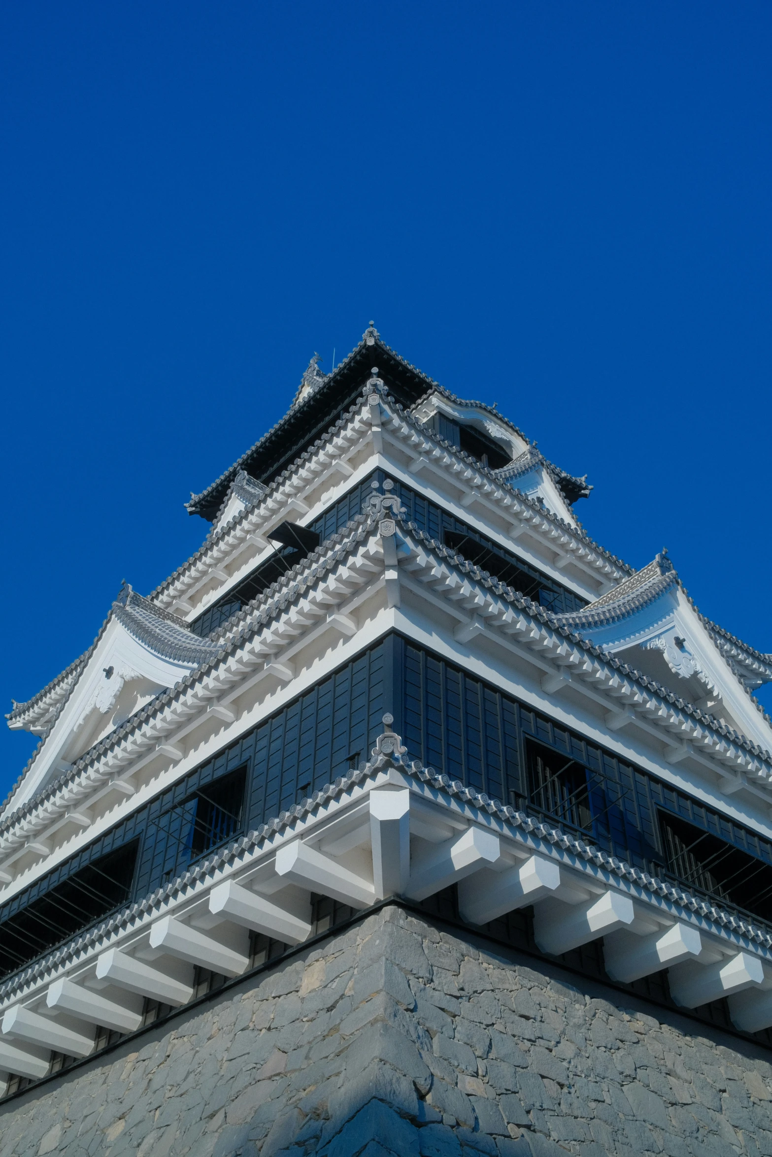 an image of the roof and walls of a building