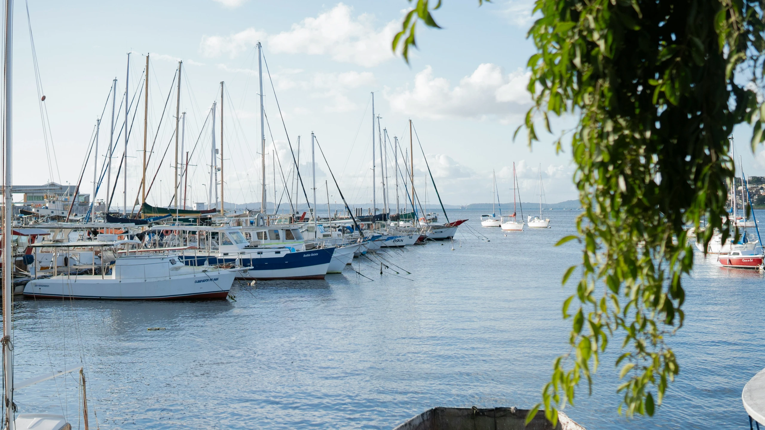 there are many boats that can be seen in the water