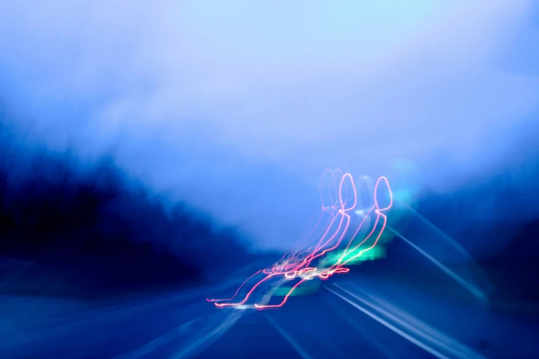 some long exposure ss taken of traffic lights