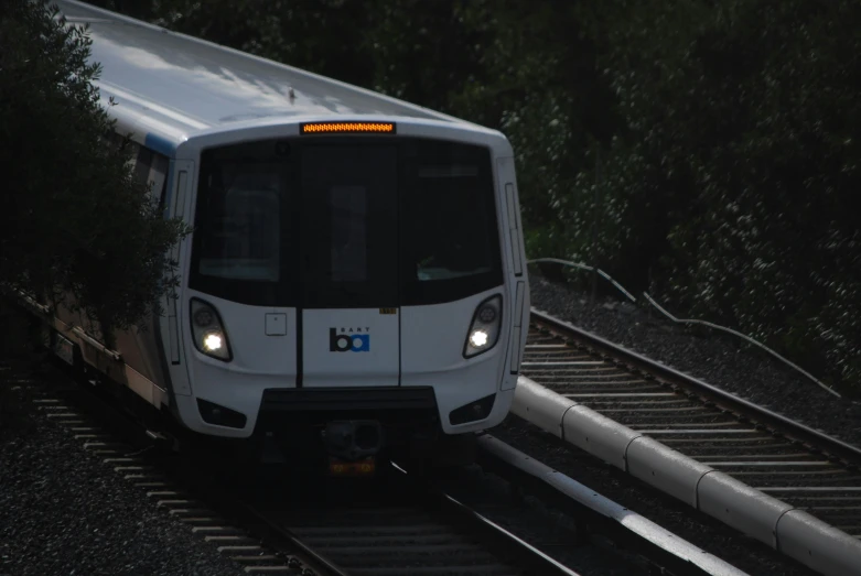 a train that is riding on a track