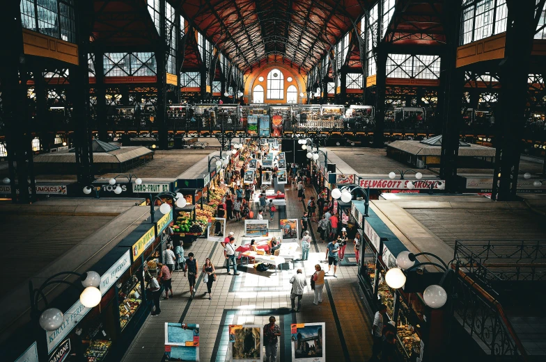 an image of an inside of an indoor market