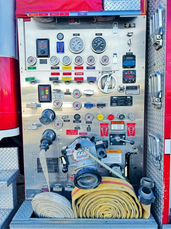 there are several types of controls that are shown on a truck